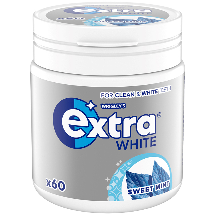 Extra white sweetmint 60p 84g