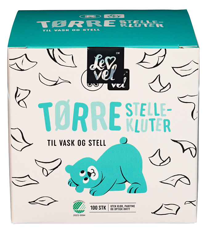 Stellekluter tørre 100stk