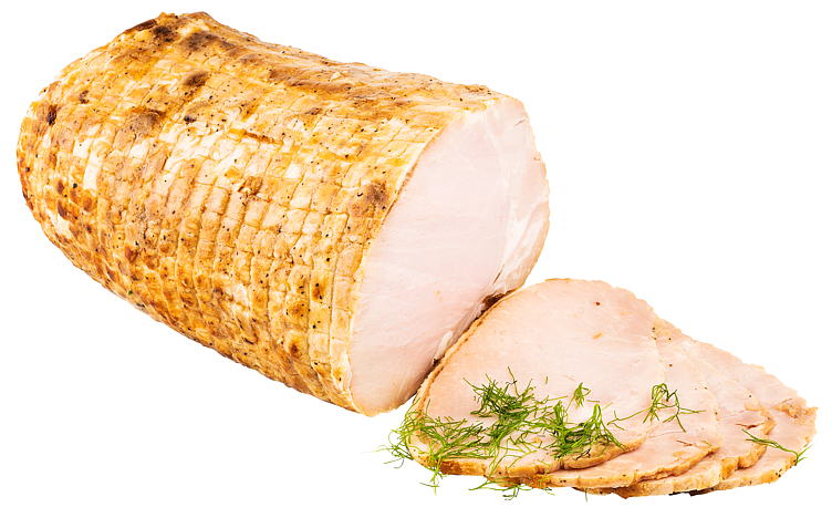 Svinestek av lår sous vide m/kraft hel 3xca3kg    kg