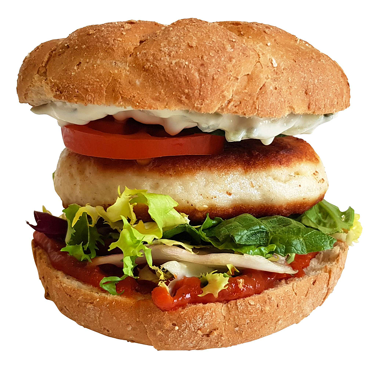 Klippfiskburger med ost 130g   5kg