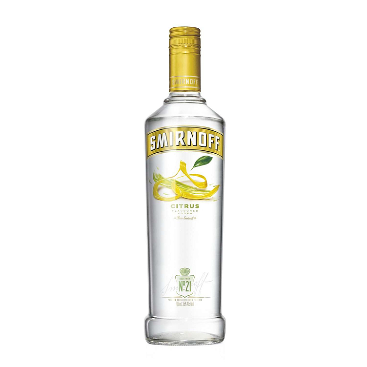 Smirnoff citrus twist  37,5%  70cl