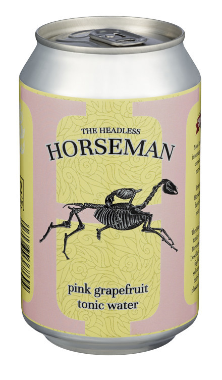 Headless horseman tonic pink grapefruit bx   24x33cl