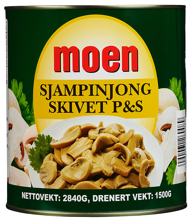 Sjampinjong i skiver   2,9kg
