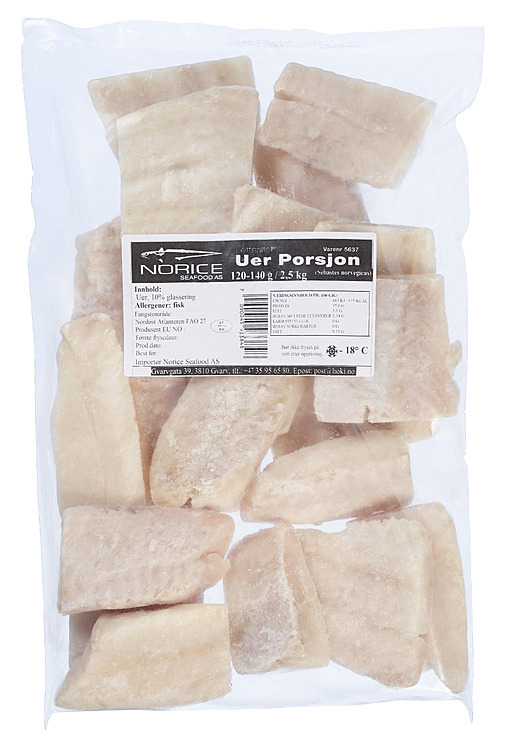 Uer lettsaltet porsjon  140-160g   2,5kg