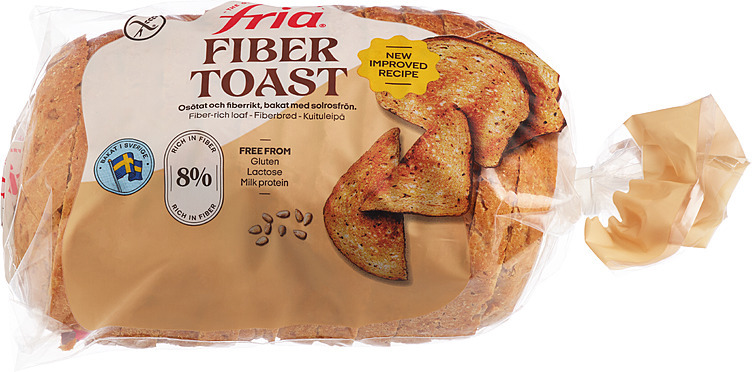 Fiberbrød glutenfri 500g