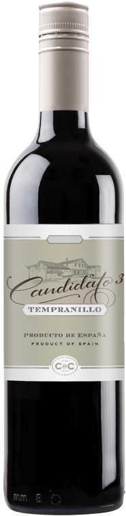 Candidato tempranillo unoaked  12,5%  75cl