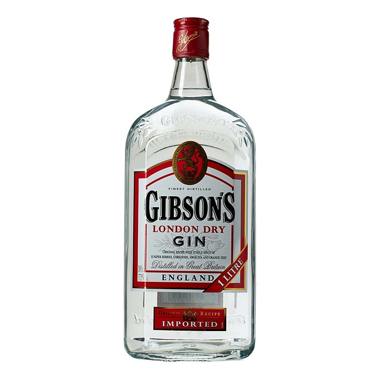 Gibson s london dry gin  37,5%  100cl
