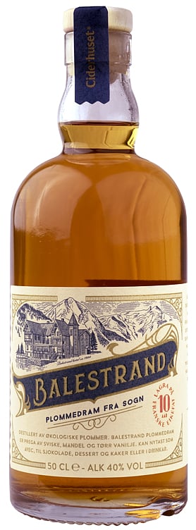 Balholm plommedram økol.   40%   50cl
