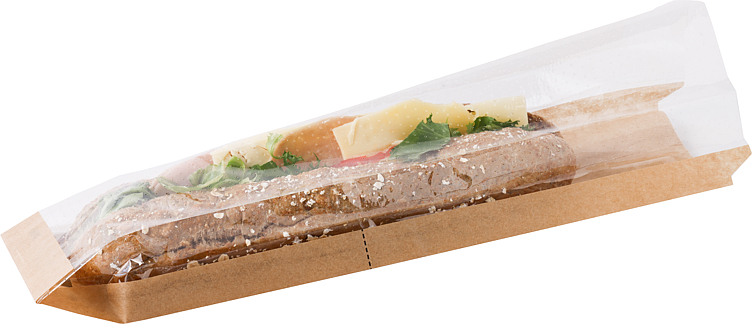 Baguettpose uten profilering 36x10x4,5   500stk