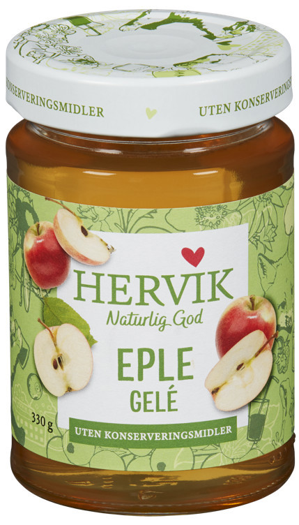 Eplegele 330g