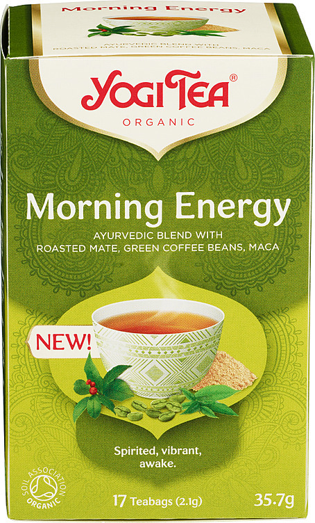 Yogi tea morning energy økol.   17poser