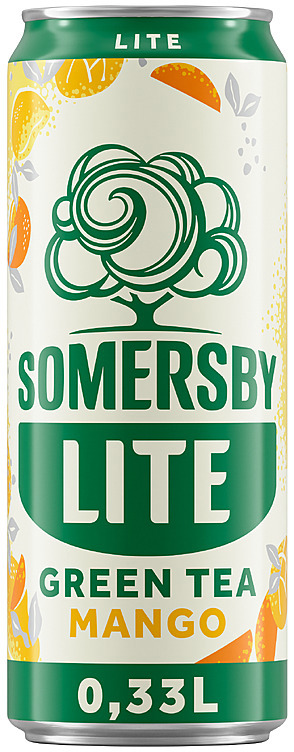 Somersby green tea mango lite bx sleek   4,5%   24x33cl