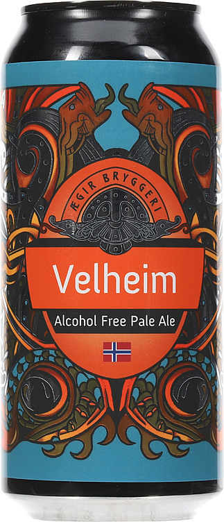 Ægir velheim pale ale  0,5%  24x44cl