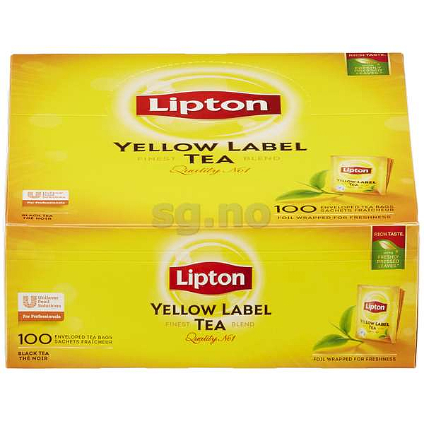 Yellow label te         100bg