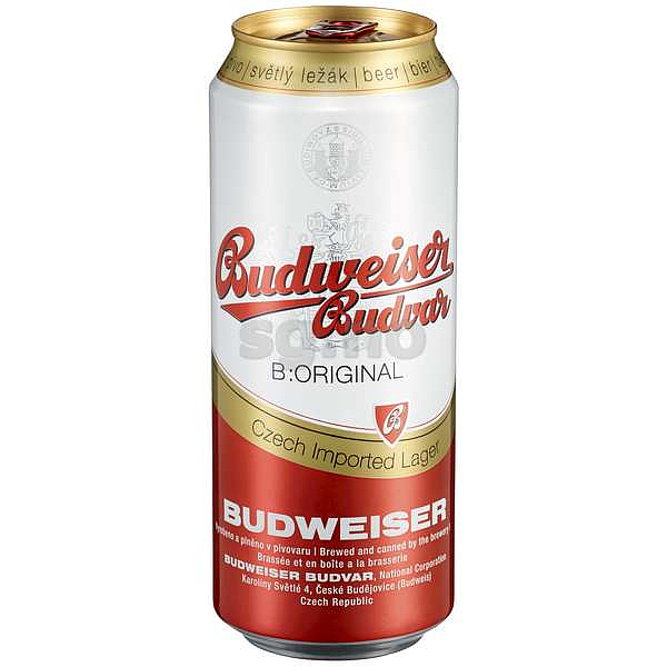 Budweiser budvar lager  4,5%  24x50cl