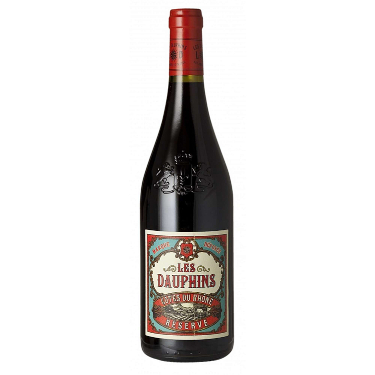 Les dauphin côtes du rhône reserve   14%   75cl