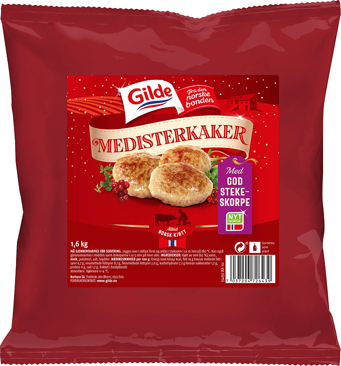 Medisterkaker   1,6kg