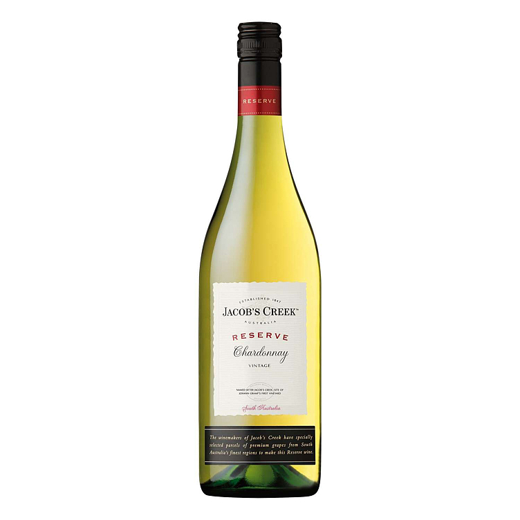 Jacob s creek reserve chardonnay  13%  75cl
