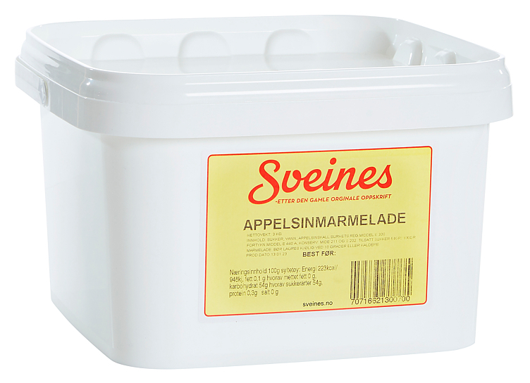 Appelsinmarmelade       3kg