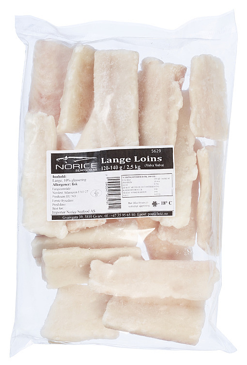 Lange loins  140-160g  2,5kg