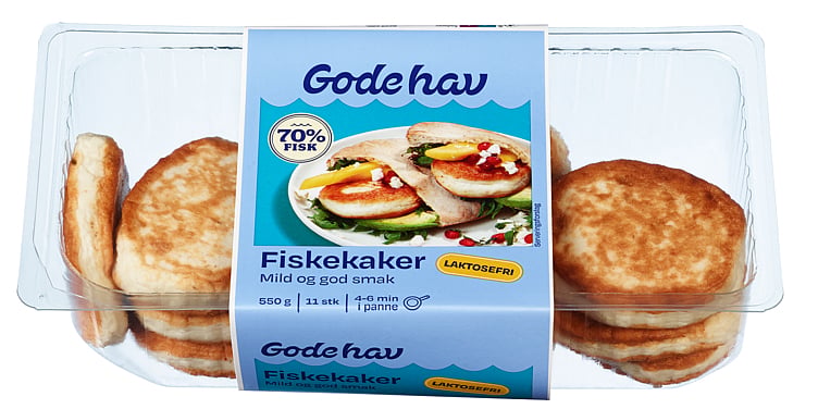 Fiskekaker laktosefri  550g