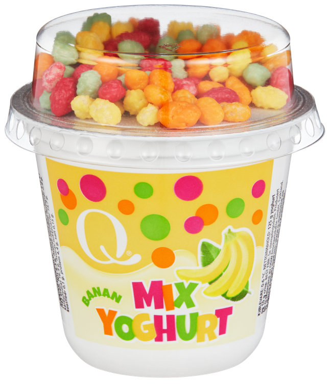 Q barneyoghurt banan beger 135g