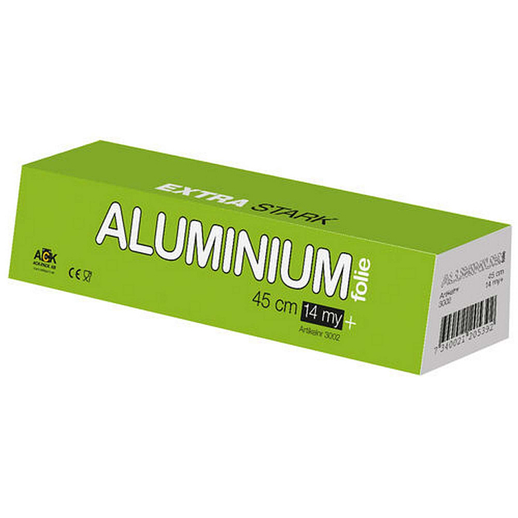 Aluminiumfolie 45cm cutbox   6stk