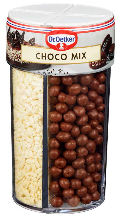 Sjokoladestrøssel 4 kammer   120g