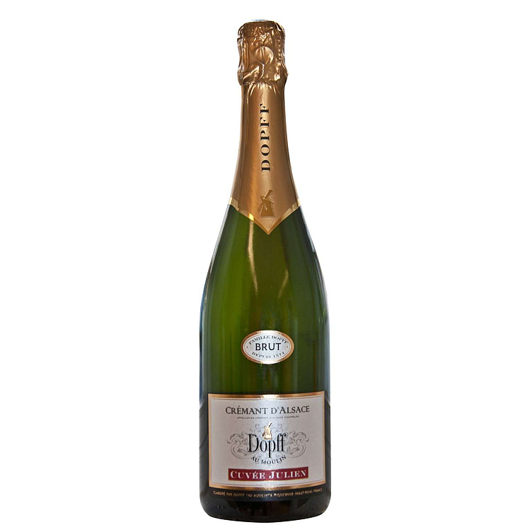 Dopff au moulin crémant d alsace cuv.julien brut   12%  75cl