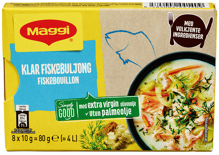 Klar fiskebuljong   4l