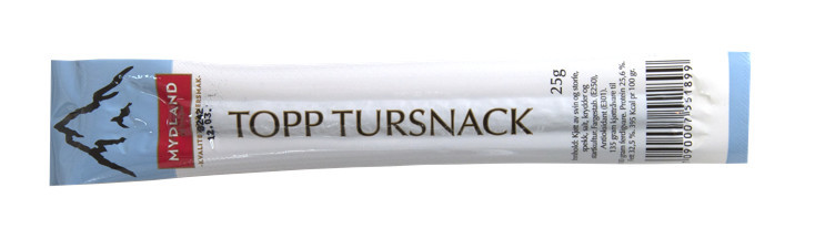 Topp tursnack singelpakket   25g