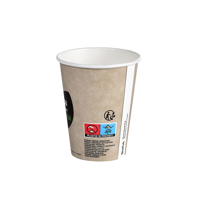 Pappbeger 24cl eco/varm dr thank you   40stk