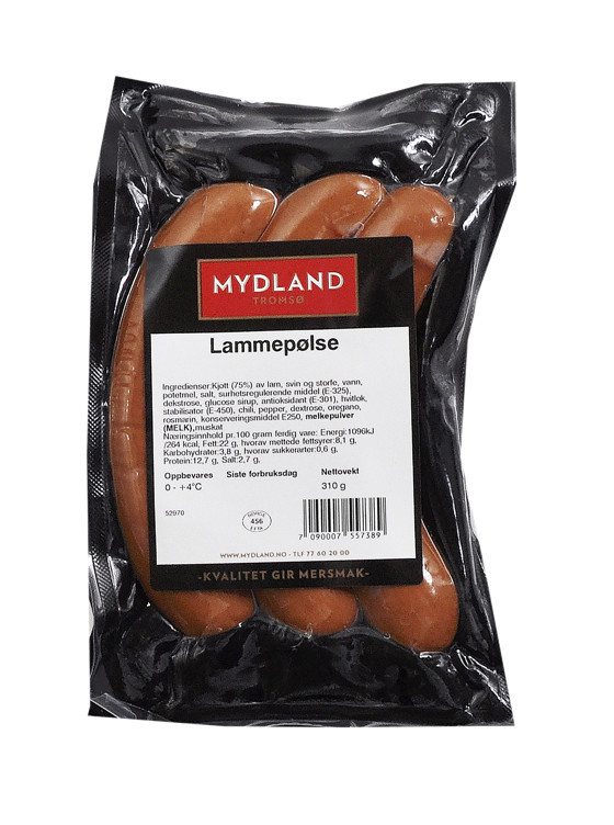 Lammepølse  3pk  310g