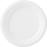 Tallerken 18cm flat hvit 50stk