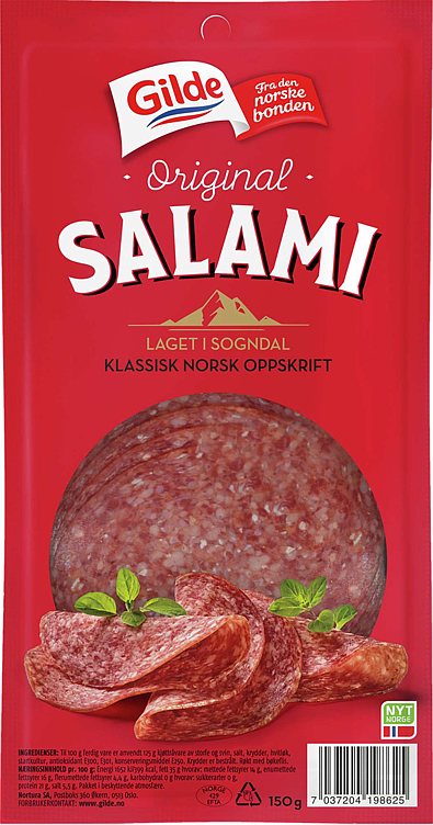 Salami skivet     150g