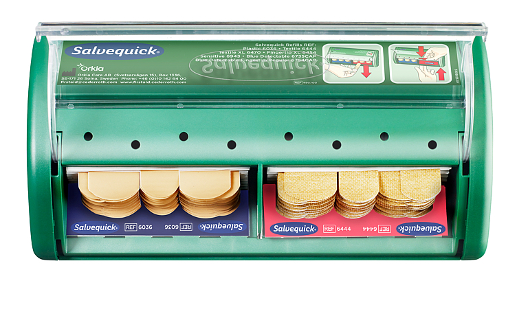Salvequick plasterautomat førstehjelp   1stk