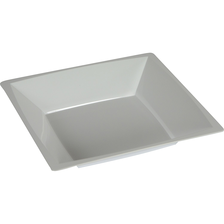 Tall.plast dyp 17,2cm milan hvit   12stk