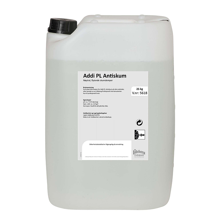 Addi pl antiskum skumdemper   25l