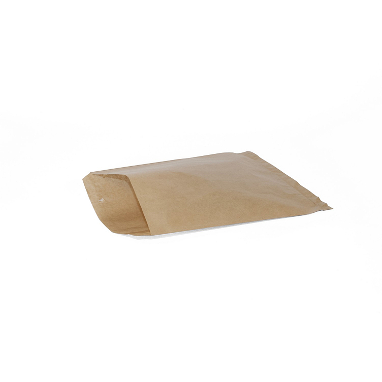 Papirpose 2kg brun m/snor 27x33,5cm    500stk