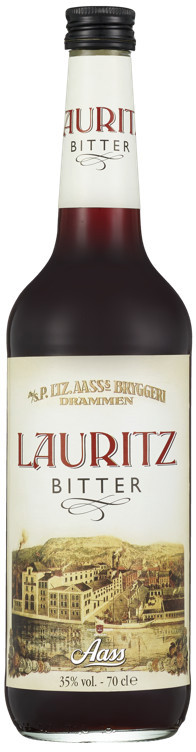 Aass lauritz bitter fl  35%    70cl