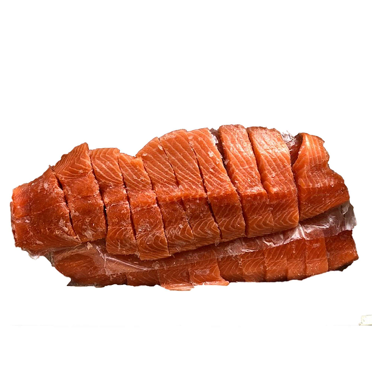Laksporsjon i vac uten skinn 125g  5kg