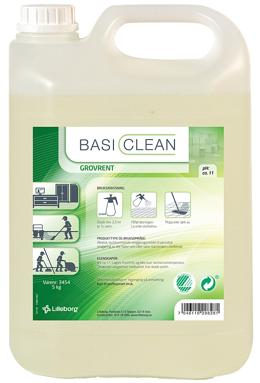Grovrengjøring basiclean 5kg