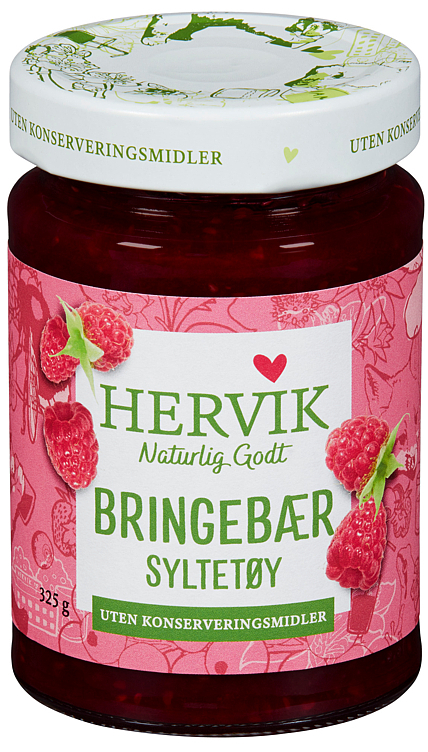Bringebærsyltetøy   325g