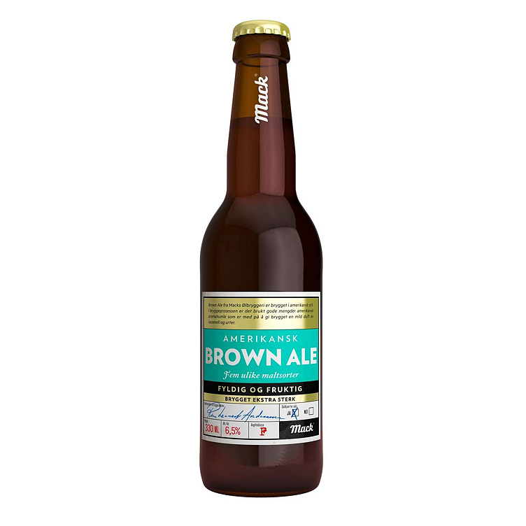 Mack brown ale fl  6,5%  24x33cl