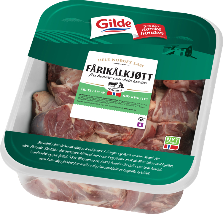 Lam fårikålkjøtt ca2,5kg  kg