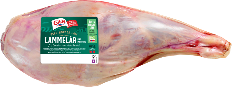 Lammelår m/mørbrad helt 3xca3kg  kg