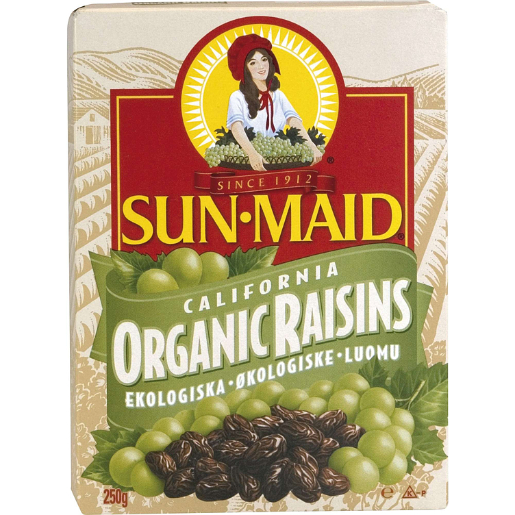 Sun-maid økol. rosiner  250g