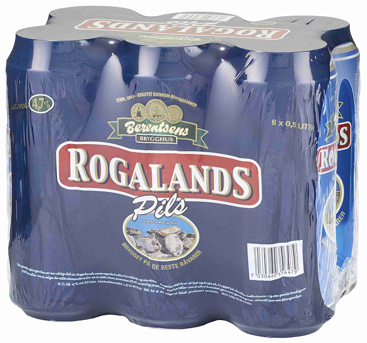 Berentsens rogalandspils bx   4,7%1   24x50cl