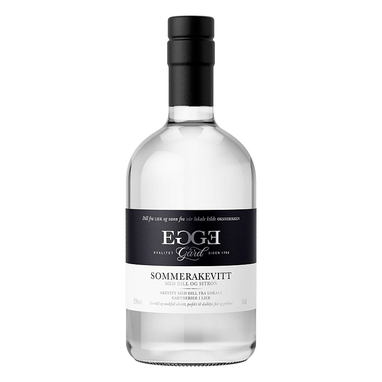 Egge gård sommerakevitt med dill   37,5%   50cl