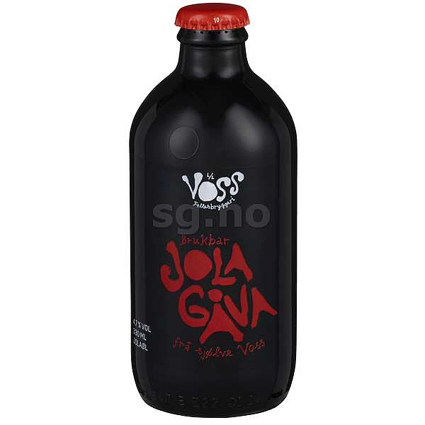 Voss fellesbryggeri brukbar julegåva  4,7%  24x33cl